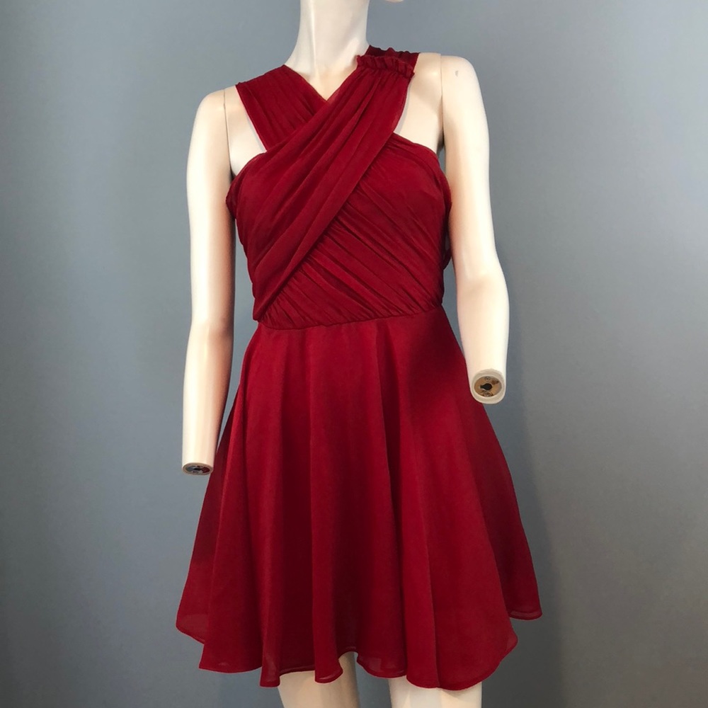 NWOT The Kooples Mini Red Dress Size XS